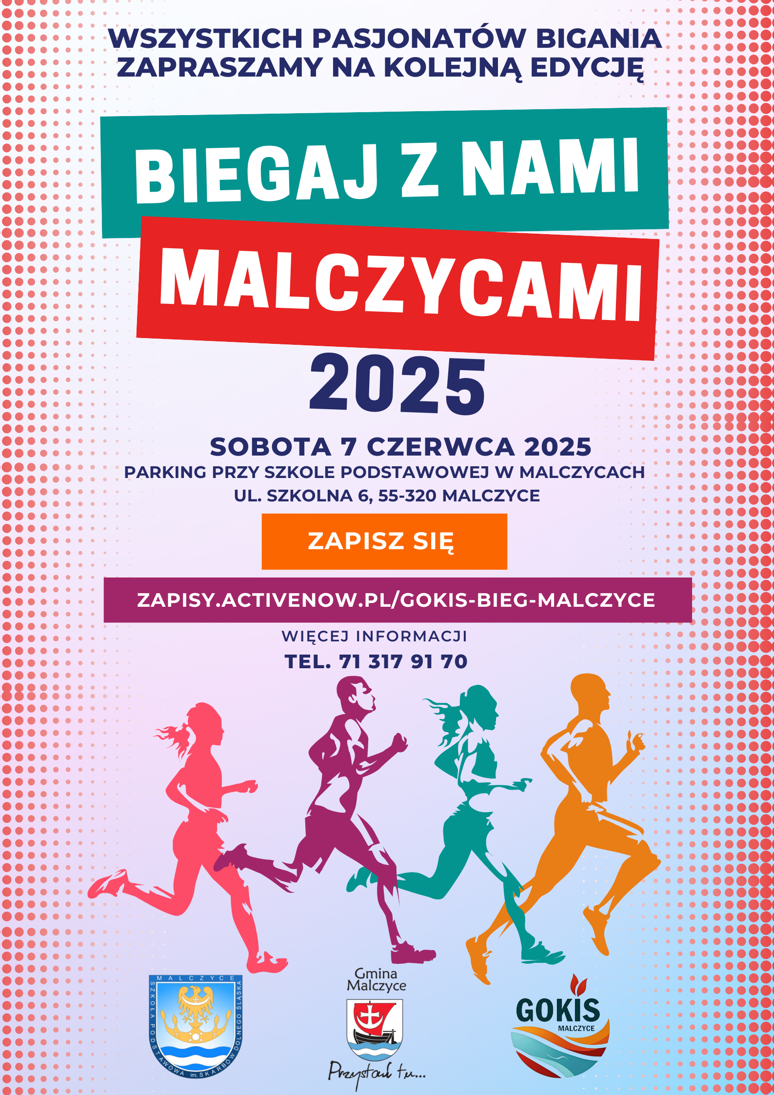 Biegaj z nami Malczycami”